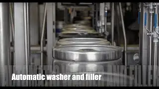 Keg line up to 240 kegs/hour - Humpolec