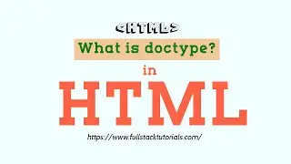 Doctype in HTML - Doctype क्या होता है ?