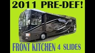 2011 MONTECITO 40J XCR CHASSIS, HYDRAULIC QUAD SLIDES. $87,500