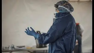 Coronavirus in Oregon — Drive-through testing center