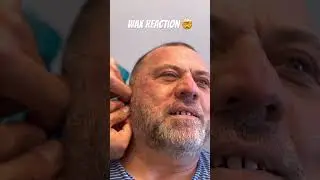 Wax reaction #barber #hairwax #barbershop #waxingexpert #balayage #funny #reaction #beardwax #wax