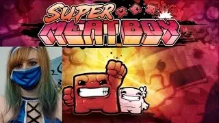 Super Meat Boy Let's Play : Part 1 ~ BabyZelda Gamer Girl