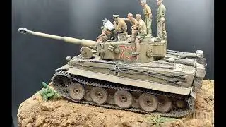 1:35 Diorama - Tiger I DAK