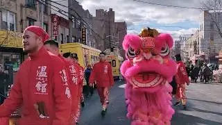 New York Chinese New Year Lion dance 2020
