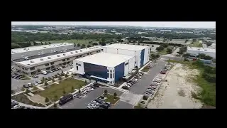 FPV drone inside climbing gym Texas