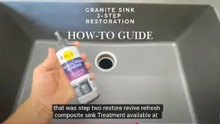 Granite Sink Care and Repair: Clean, Restore Seal, Refresh Color, Repair