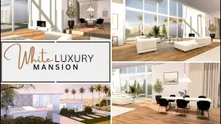 White Luxury Mansion - The Sim 4 | TourHouse & Download CC |