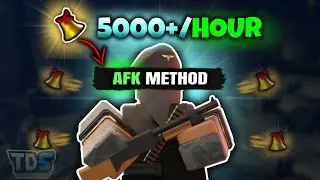 HOW TO AFK GRIND BELLS IN TDS (The BEST Strategy) (Roblox)