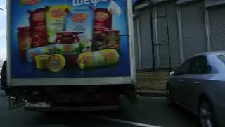Донецк из окна автомобиля
