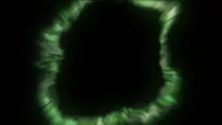 green shock waves overlay