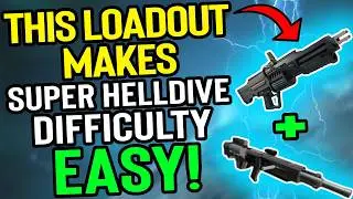 This Primary & Support Weapon Combo CRUSHES Everything in Helldivers 2! Best Loadout Blitzer Build!