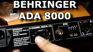BEHRINGER ULTRAGAIN PRO-8 ADA8000 Conector óptico estropeado