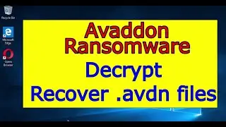 Avaddon ransomware. Avdn file virus. How to decrypt, recover .avdn files.