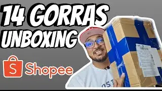 Unboxing 14 gorras de SHOPEE | ¿llegaron todas? | El precio más bajo 😱😱