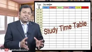 How to make and FOLLOW a Study TimeTable