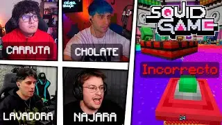 TODOS LOS ELIMINADOS EN EL JUEGO DE DELETREO | SQUID CRAFT 3 | KARMA PLUS