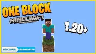 👉DESC4RGA el mapa ONE BLOCK para Minecraft BEDROCK Y PE 1.20👈