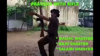 Practice with Rifle || Bagal Shastra || Baju Shastra || Salami Shastra