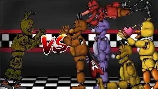 Springtrap VS Fnaf 1 (Inspired By @Michaelmyers_edits ) 100th Video Special!