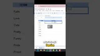Instant Dictionary in GSheet #gsheets #shorts #short