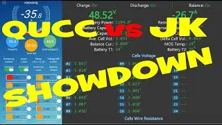 Two 48V battery banks, different BMS', low voltage shutdown. QUCC BMS vs JK-BMS. See what happens!