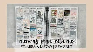 MEMORY PLAN WITH ME | ft. miss and meow | SEA SALT | tattooed teacher plans