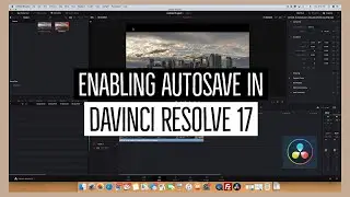 Setting  DaVinci Resolve 17 to Autosave