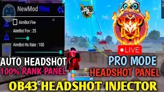 Ob43 New Update Headshot Injector + Hologram | Free Fire AntiBlacklist Br-Cs Working Injector FFile