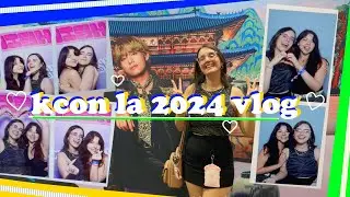kcon la 2024 vlog 💝 walking the hall, seeing the idols, enjoying the booths, photobooths galore
