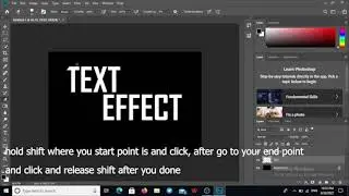 Easy Text Effect in Adobe Photoshop