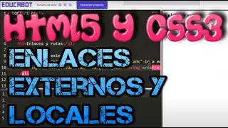 Cómo insertar enlaces externos y locales en HTML5