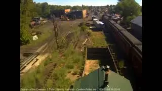 7/4/2019 K36 484 brings C&TS train 215 into Chama, New Mexico