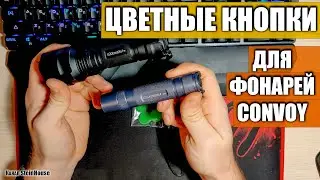 Цветные кнопки для фонарей Convoy - Моддинг фонаря - Замена кнопки / SteinHouse