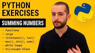 Python Exercise | Beginner Level | Making a Summing Numbers in Python With Challenges Application