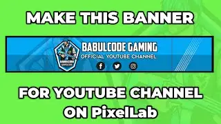 How to Make a Professional Banner For Gaming Channel | Make Gaming YouTube Channel Banner on Android