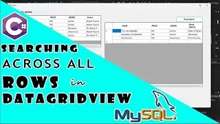 C# - Searching Across All Rows in DataGridView