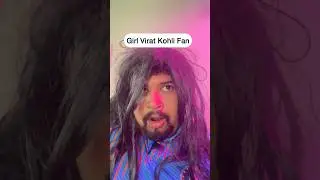 Virat Kohli Girl Fan vs Boy Fan 😂🔥 #viratians #viratkohli #viratkohlistatus #shorts #indvspak