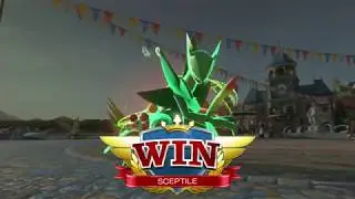Pokken Tournament-Sceptile gameplay