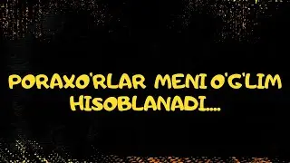 Мен барча порахўрларни отасиман...