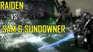 Metal Gear Rising - Raiden vs Sam & Sundowner [No Damage/Revengeance]