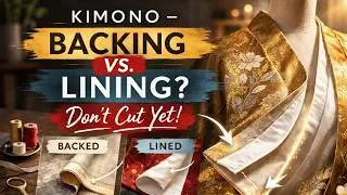 DIY Yukata or Kimono: Exploring the Art of Backing and Lining, with a Focus on Indian Fabrics
