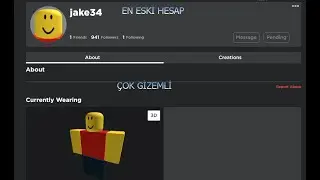 Roblox'un En Eski Ve Gizemli Hesapları