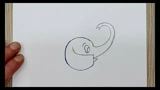 6 different animal drawings from the letter G
