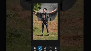devil wings photo editing 