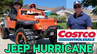 Monster Truck | Jeep Hurricane Extreme Power Wheels Costco Unboxing