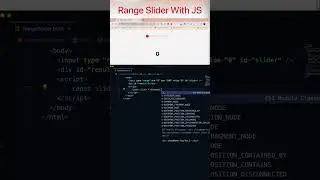 Value Range Slider With HTML CSS JS  #js
