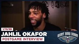 Jahlil Okafor Postgame After Game-High 25 vs. Pistons | New Orleans Pelicans