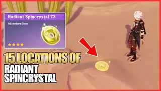 [GUIDE] 15 Locations of Radiant Spincrystal in Sumeru 73-87 | Genshin Impact
