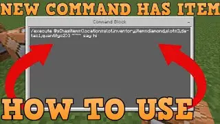 Minecraft Bedrock Edition Command Block Tutorial (Has Item)