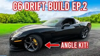 Drift Angle Kit Install On A C6 Corvette Made Easy! | Driving Line BUILDS